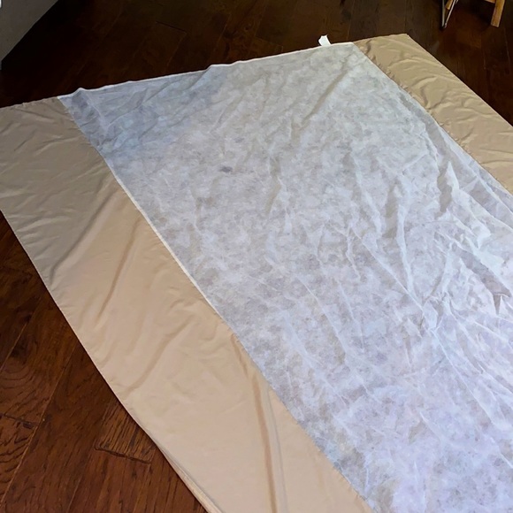 Mainstays tan bedskirt flat with pleated corner​ - Picture 3 of 8